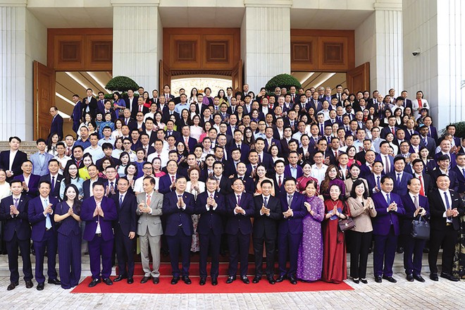 Trong ảnh: Hội nghị Thường trực Chính phủ với cộng đồng doanh nghiệp tháng 7/2026. Ảnh: Nhật Bắc