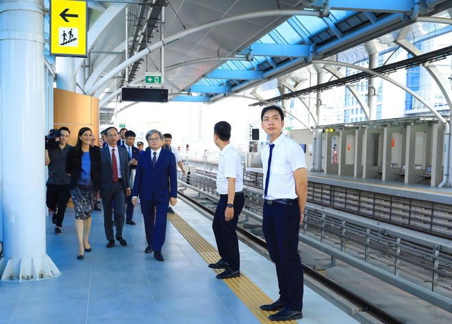 Metro số 3 Hà Nội ghi dấu hợp tác Việt Nam - Pháp 