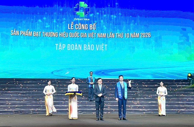 Bảo việt nhận giải thương hiệu quốc gia