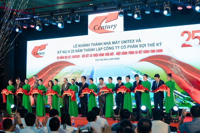 Sợi Thế Kỷ khánh thành Nhà máy Unitex