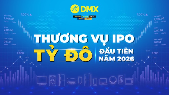 Bom tấn" IPO Điện Máy Xanh: Chính thức mở sổ đăng ký, cơ hội sở hữu cổ phiếu tăng trưởng, cổ tức 40% tiền mặt trong 2026
