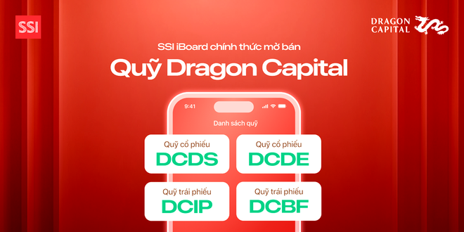 SSI iBoard mở rộng danh mục sản phẩm quỹ mở, bổ sung danh mục quỹ Dragon Capital