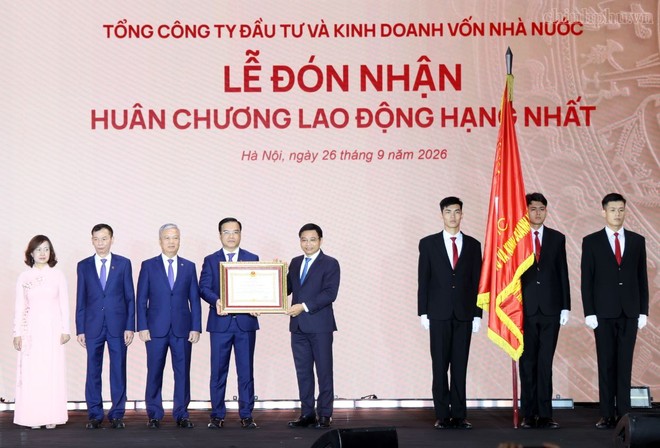 SCIC đón nhận Huân chương Lao động Hạng Nhất. Ảnh: Chính phủ