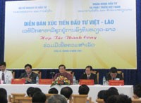 Diễn đàn xúc tiến đầu tư Việt – Lào: “Hợp tác thành công”