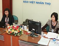 Cổ phiếu Tập đoàn Bảo Việt (BVH) giữ được giá trong bối cảnh thị trường đi xuống - Ảnh: Hoài Nam