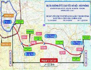 Nhật Bản cho vay 270 triệu USD xây đường cao tốc Hà Nội - Hải Phòng