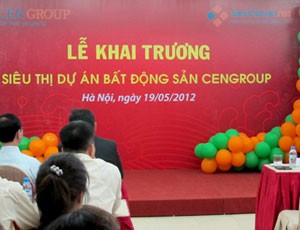 Cen Group khai trương siêu thị dự án