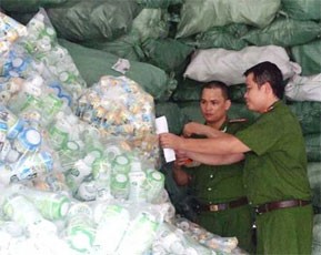 Làm giả sữa thương hiệu Ba Vì, chất lượng kém