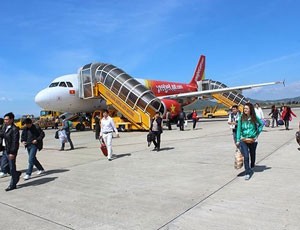 Hãng hàng không giá rẻ VietJet Air - một đối thủ cạnh tranh của Vietnam Airlines.