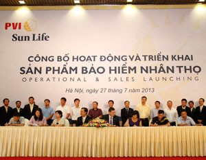 PVI Sun Life: tổng giá trị bảo hiểm đã đạt trên 50 tỷ đồng