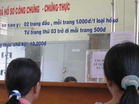 6 năm, phí công chứng thu được gần 2.600 tỷ đồng