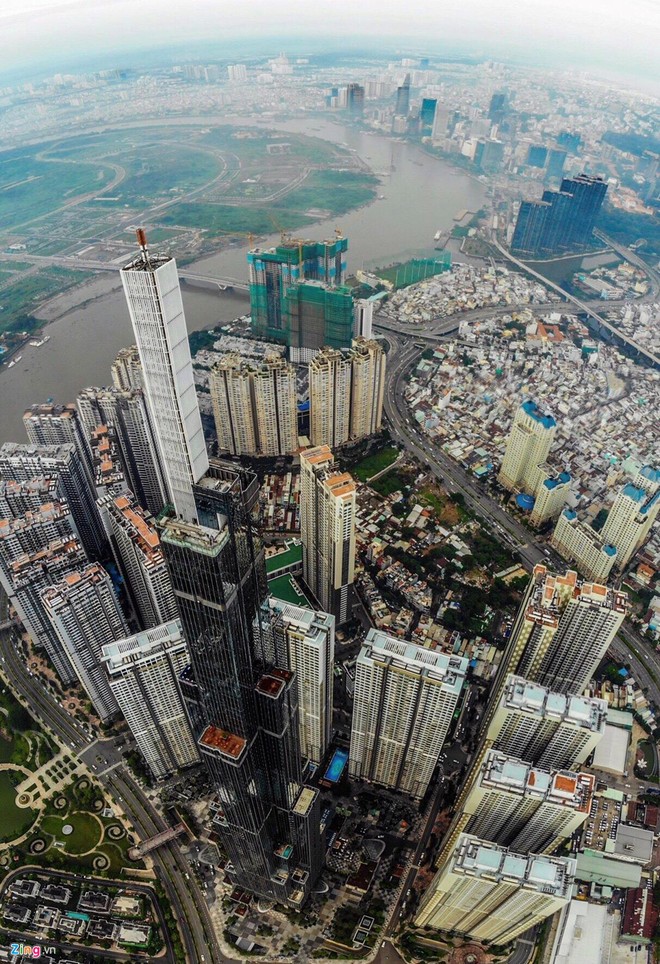 Rừng bê tông' tại khu đô thị xa hoa trên đường Nguyễn Hữu Cảnh