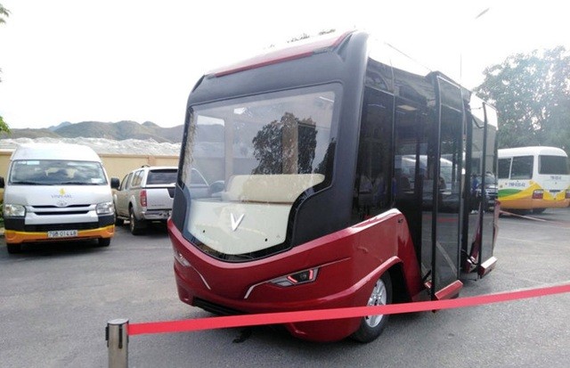 Mẫu xe buýt điện dự kiến sử dụng trên đường phố Hà Nội.