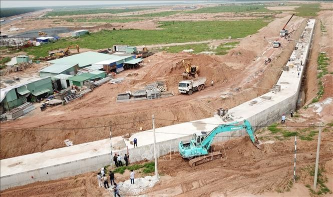 Một góc Khu tái định cư Lộc An - Bình Sơn.