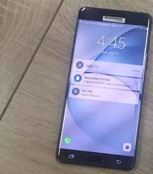 Rò rò ảnh thực tế Samsung Galaxy Note 7
