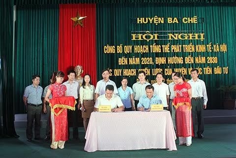 Hội nghị công bố Quy hoạch tổng thể phát triển kinh tế - xã hội đến năm 2020, tầm nhìn đến năm 2030 và các quy hoạch chiến lược của huyện Ba Chẽ, tỉnh Quảng Ninh