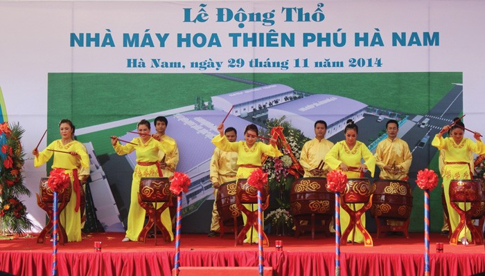 Nhà máy Hoa Thiên Phú Hà Nam có công suất 40 triệu hộp thuốc và thực phẩm chức năng sẽ hoàn thành giai đoạn 1 vào cuối năm 2015