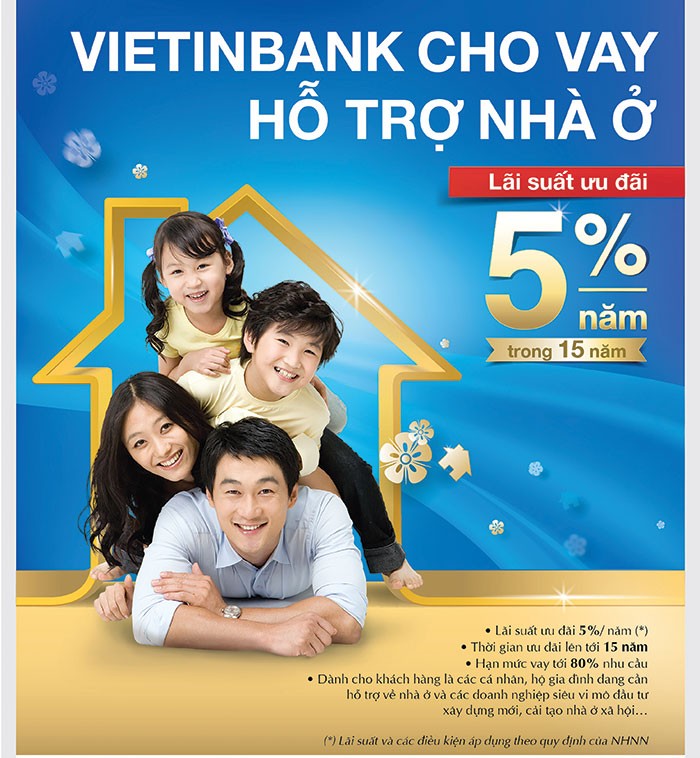 VietinBank mở rộng chương trình cho vay hỗ trợ nhà ở