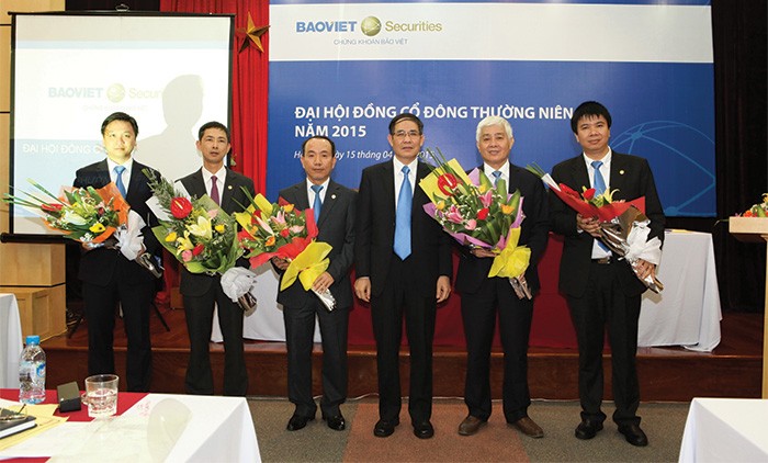 HĐQT BVSC nhiệm 2015-2020 ra mắt cổ đông