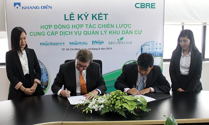 CBRE quản lý khu dân cư Mega của Khang Điền