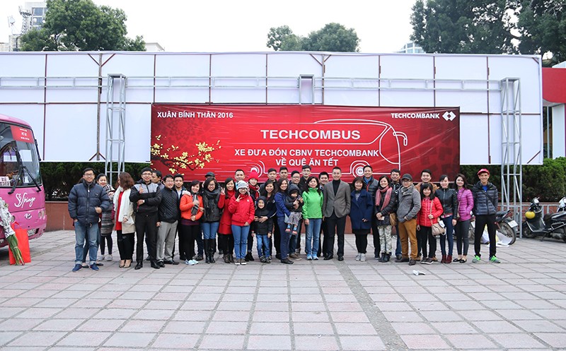 Chuyến xe yêu thương được Techcombank thực hiện từ năm 2015