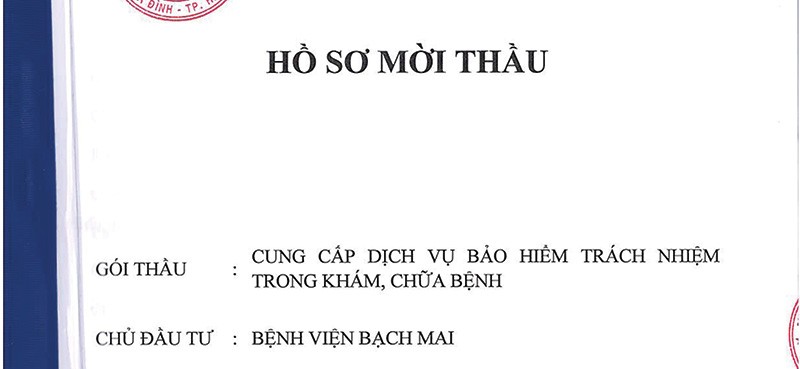 Hồ sơ mời thầu của Bệnh viện Bạch Mai