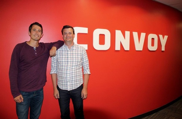 CEO Dan Lewis và CTO Grant Goodale của Convoy. Nguồn: GeekWire