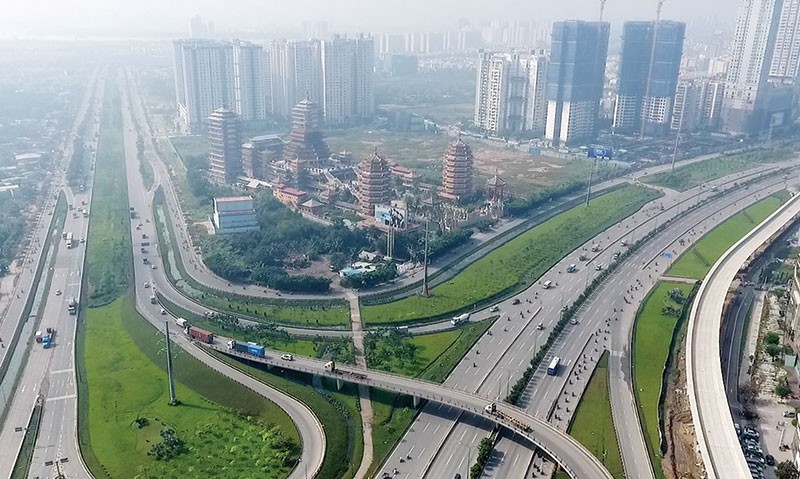 Hạ tầng giao thông phát triển chính là đòn bẩy cho bất động sản khu Đông. Ảnh: Gia Huy