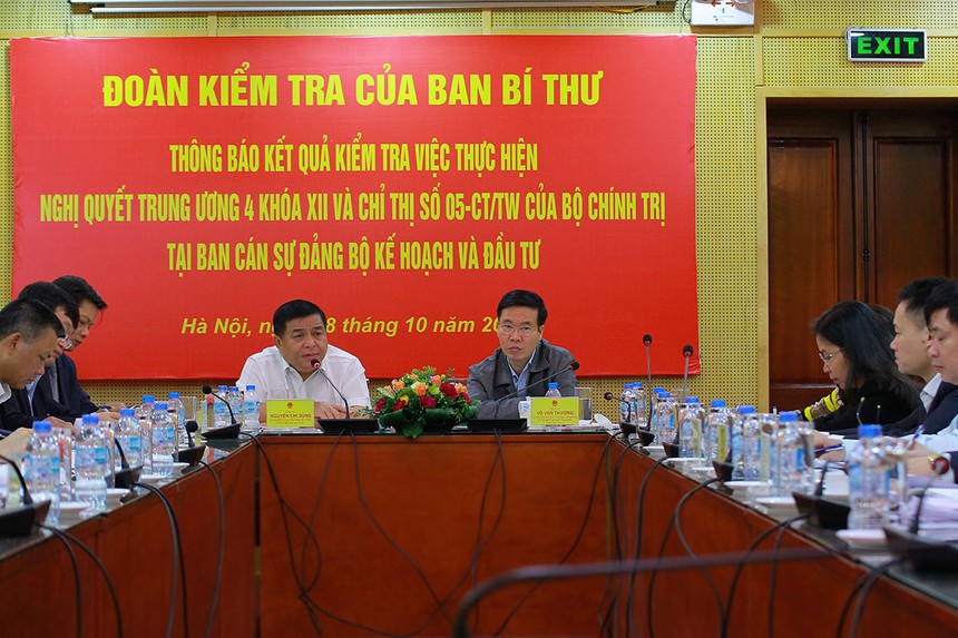 “Bộ Kế hoạch và Đầu tư phải liên tục đi đầu trong công tác cải cách, trong đổi mới”