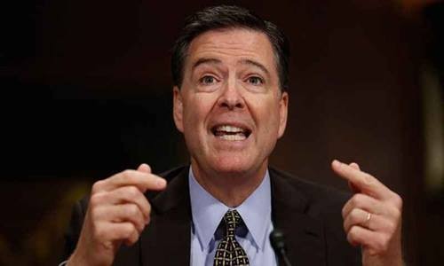 Cựu giám đốc FBI James Comey. Ảnh: AP.