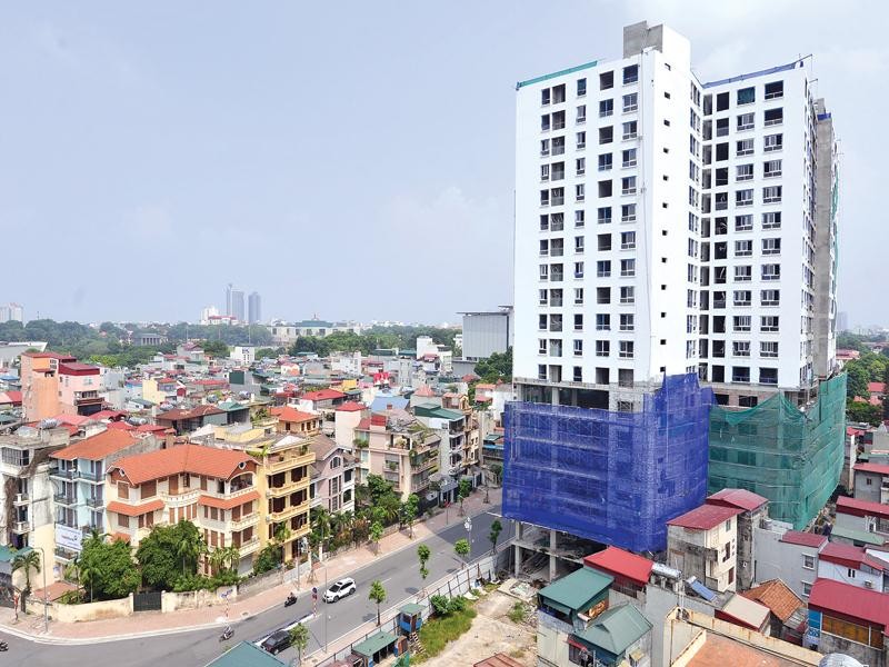 Nhà số 8B - Lê Trực (Hà Nội), một điển hình sai phạm trong quy hoạch.