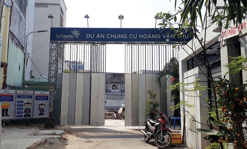 Dự án La Cosmo Residences dù đã bán hơn 1 năm, nhưng vẫn chưa xong pháp lý. Ảnh: Gia Huy