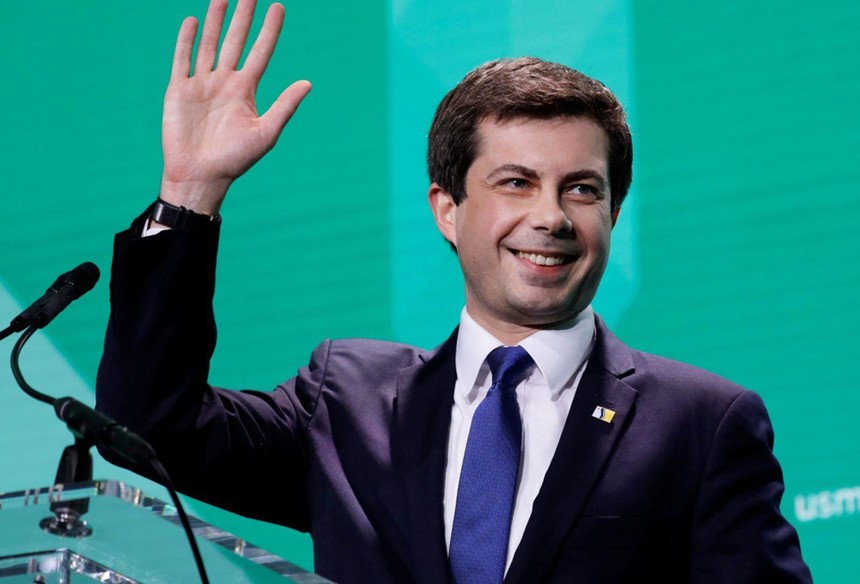 Pete Buttigieg là người trẻ nhất và nghèo nhất trong danh sách ứng cử viên tổng thống Mỹ năm 2020. Ảnh: Reuters. 