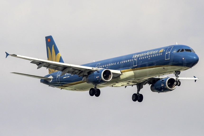 Một tàu bay Airbus321 của Vietnam Airlines.