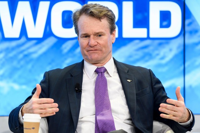 Brian Moynihan, CEO của Bank of America. Ảnh: AFP