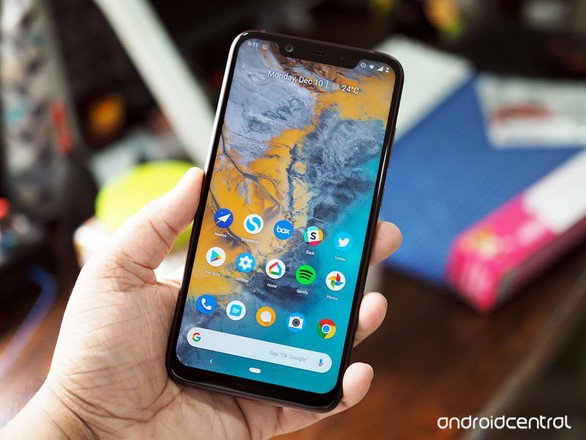 Hệ điều hành Android 10 đã được cập nhật lên smartphone Nokia 8.1. - Ảnh: ANDROID CENTRAL