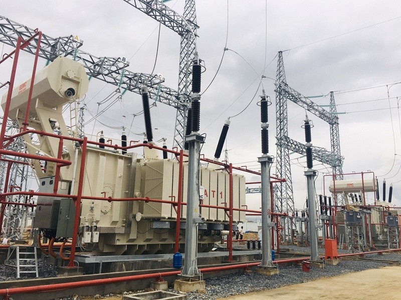 Trạm 220 kV Ninh Phước vừa được đóng điện sáng ngày 29/6/2020