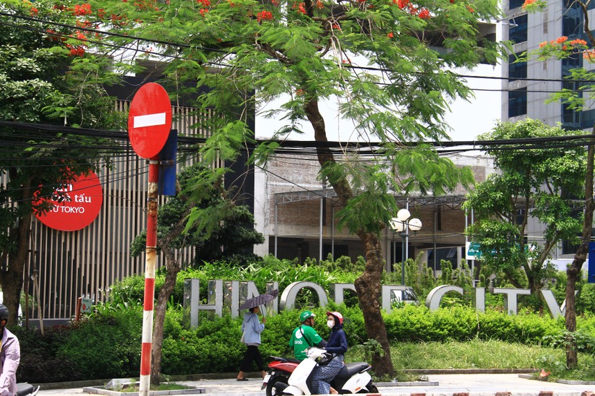 Hinode City đang khiến khách hàng băn khoăn về câu chuyện bảo lãnh ngân hàng. Ảnh: Thanh Huyền.