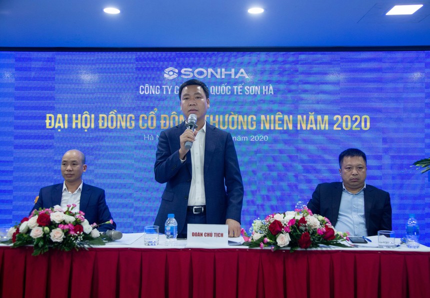 Lãnh đạo Tập đoàn Sơn Hà chia sẻ về các kế hoạch mục tiêu năm 2020. 