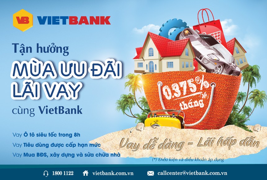 VietBank ưu đãi lãi suất cho vay