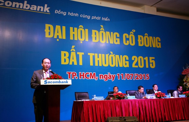 Cổ đông Sacombank thông qua phương án sáp nhập Southern Bank