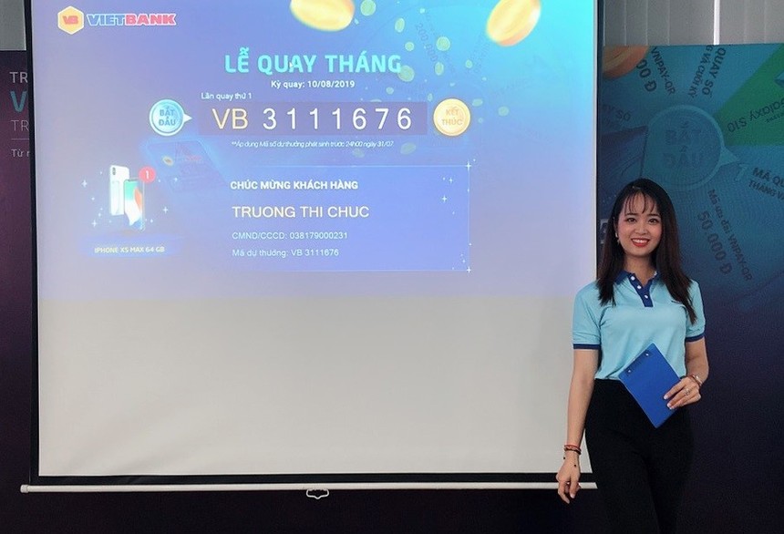 Vietbank công bố kết quả quay số tháng 8 - Mobile Banking Vietbank Digital