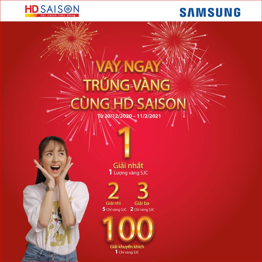 HD SAISON tặng vàng cho khách hàng