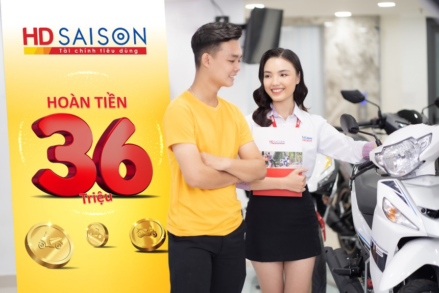 Khách hàng chọn vay trả góp qua HD SAISON để nhanh chóng sở hữu được chiếc xe mơ ước.