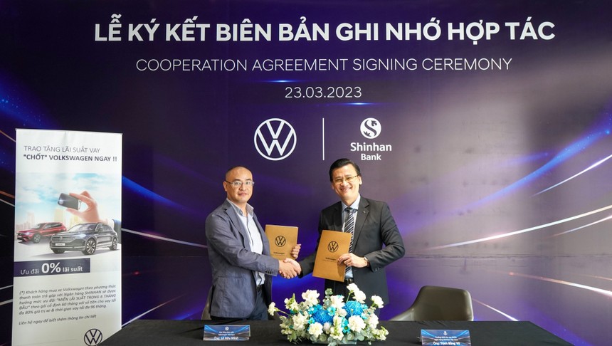 Ngân hàng Shinhan ưu đãi cho khách hàng mua các dòng xe Volkswagen