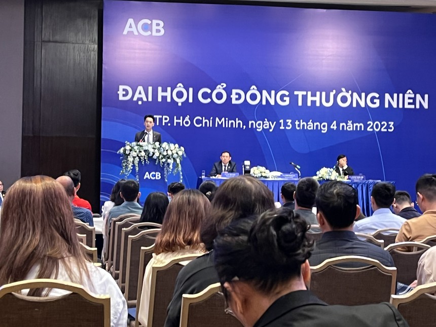 ĐHCĐ ACB: Mục tiêu lợi nhuận trước thuế hơn 20.000 tỷ đồng, quý I đạt hơn 5.000 tỷ đồng