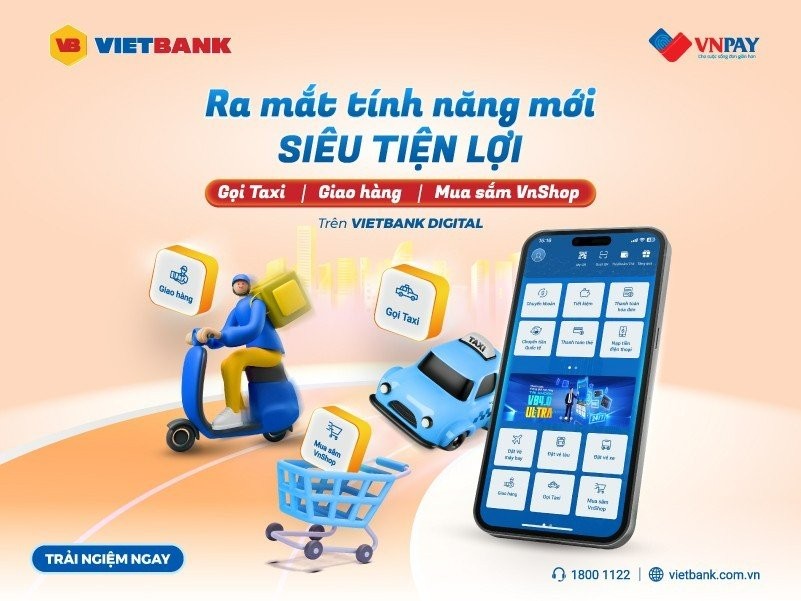 Thêm nhiều ưu đãi cho khách hàng trên ứng dụng Vietbank Digital