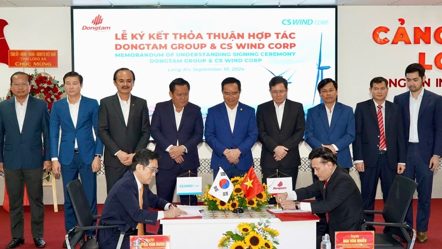 DongTam Group bắt tay CS Wind Corp Việt Nam xây dựng Nhà máy sản xuất thiết bị điện gió 200 triệu USD