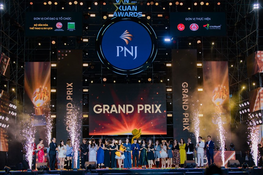 PNJ chiến thắng giải thưởng lớn chung cuộc tại Vạn Xuân Awards 2024