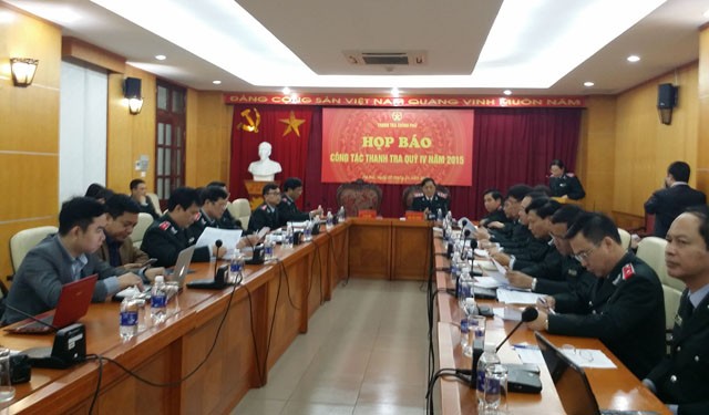 Quang cảnh buổi họp báo. Ảnh: HT